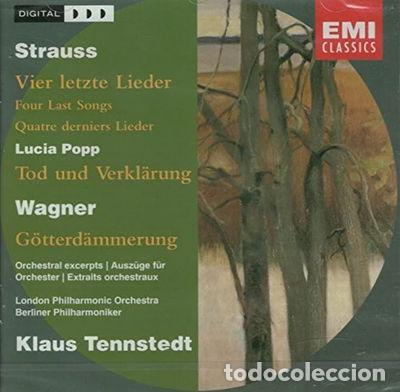 CDs de M&uacute;sica: Strauss: Four Last Songs / Death and Transfigurations / Wagner: Twilight of t...- 0077776429021