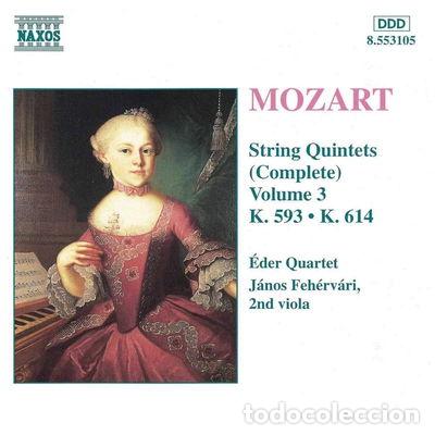 CDs de M&uacute;sica: Mozart: String Quintets (Complete) Volume 3- 0730099410526