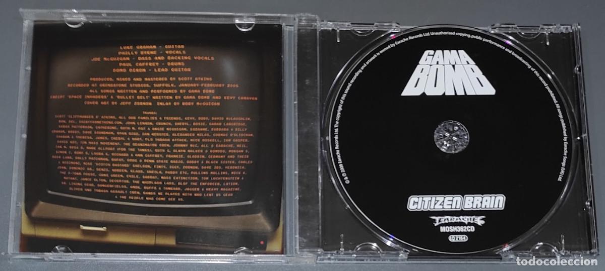 CDs de m&uacute;sica: Gama Bomb - Citizen Brain - CD Earache Records. - Foto 2