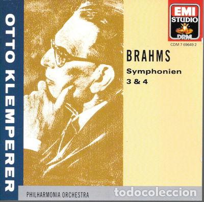 CDs de M&uacute;sica: Brahms: Symphonies Nos. 3 & 4- 0077776964928