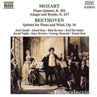 CDs de M&uacute;sica: Mozart: Piano Quintet, K. 452 / Beethoven: Quintet for Piano and Wind, op. 16- 4891030505117