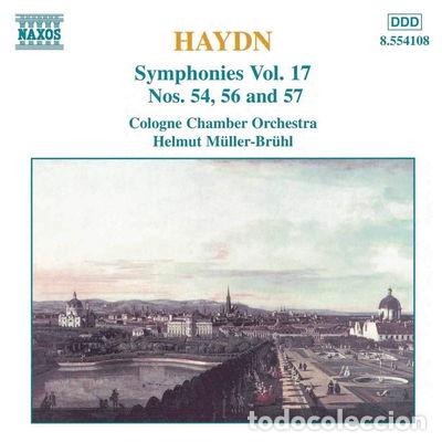 CDs de M&uacute;sica: Haydn: Symphonies Vol. 17 Nos 54, 56 & 57- 0636943410820