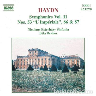 CDs de M&uacute;sica: Haydn: Symphonies Vol. 11 Nos. 53 &rdquo;L'Imp&eacute;riale&rdquo;, 86 & 87- 4891030507685
