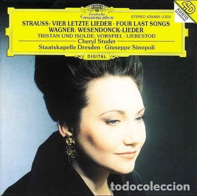 CDs de M&uacute;sica: Strauss: Vier letzte Lieder / Wagner: Wesendonck Lieder- 0028943986526