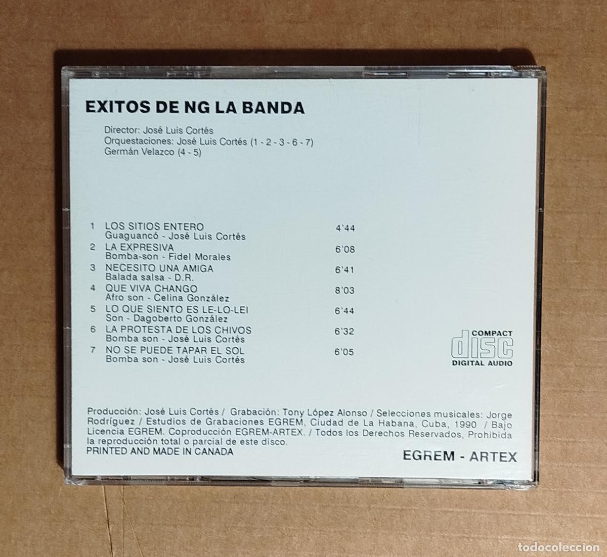 CDs de m&uacute;sica: NG LA BANDA - EXITOS - 1990 - Foto 3