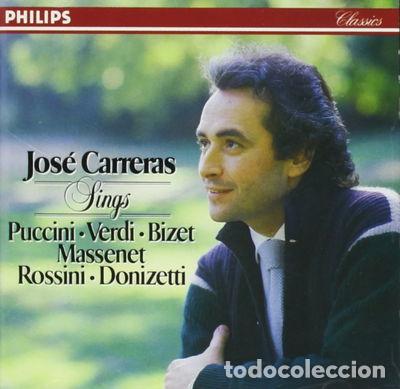 CDs de M&uacute;sica: Jos&eacute; Carreras Sings Puccini, Verdi, Bizet, Massenet, Rossini, Donizetti- 0028942637122