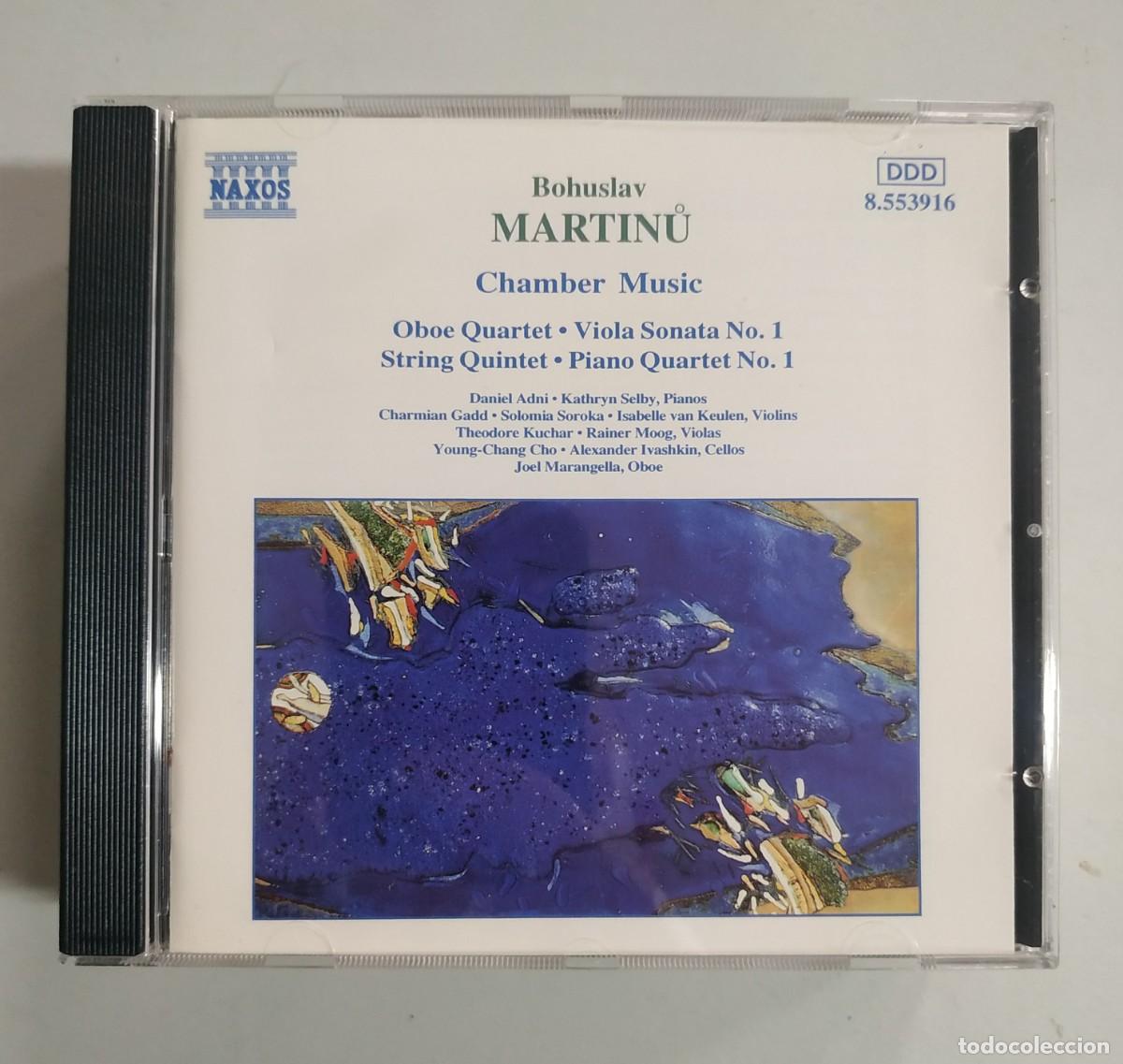 CD de M&uacute;sica: CD BOHUSLAV MARTINU CHAMBER MUSIC