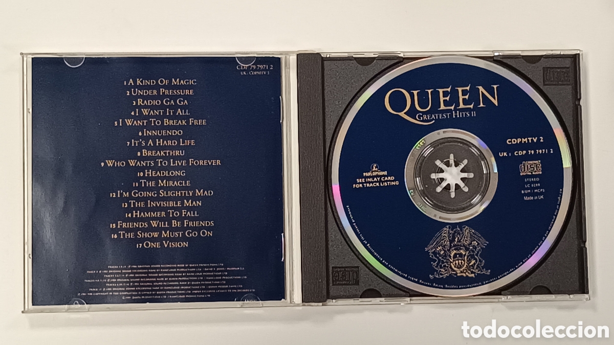 CDs de m&uacute;sica: Queen CD Greatest Hits II - Foto 3
