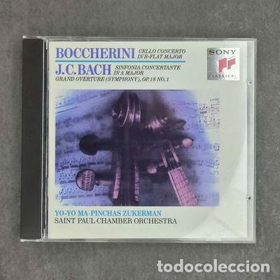 CDs de M&uacute;sica: Boccherini: Cello Concerto; J.C. Bach: Sinfonia Concertante- 0074643996426