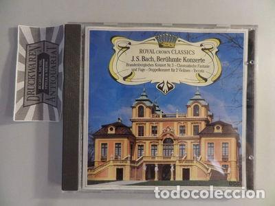 CDs de M&uacute;sica: J.S. Bach: Ber&uuml;hmte Konzerte- 0036244650022