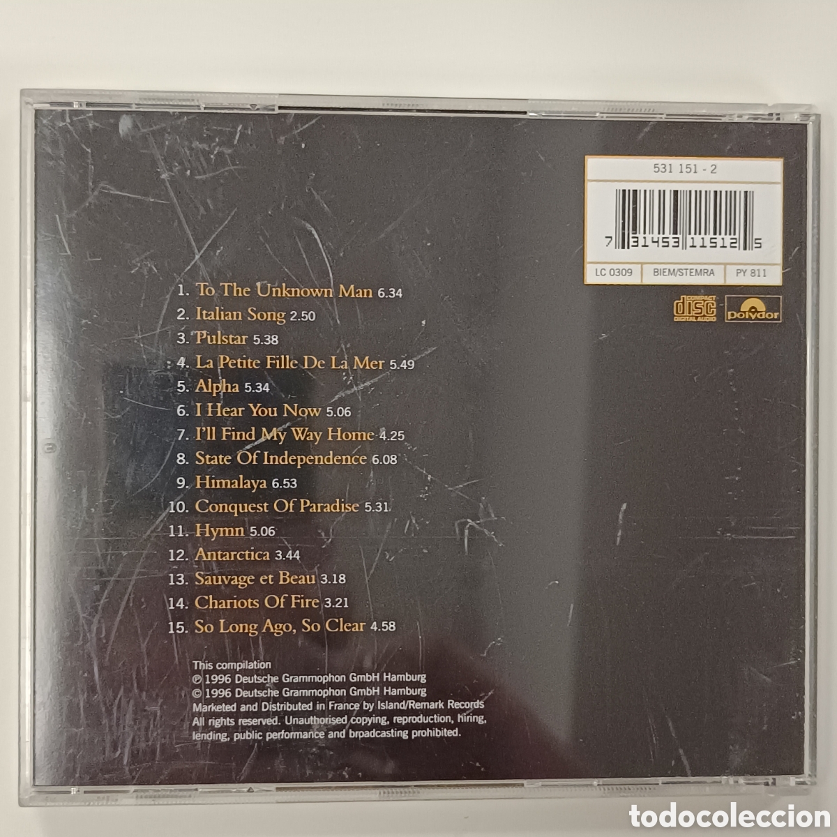 CDs de m&uacute;sica: Vangelis CD Portraits - Foto 2