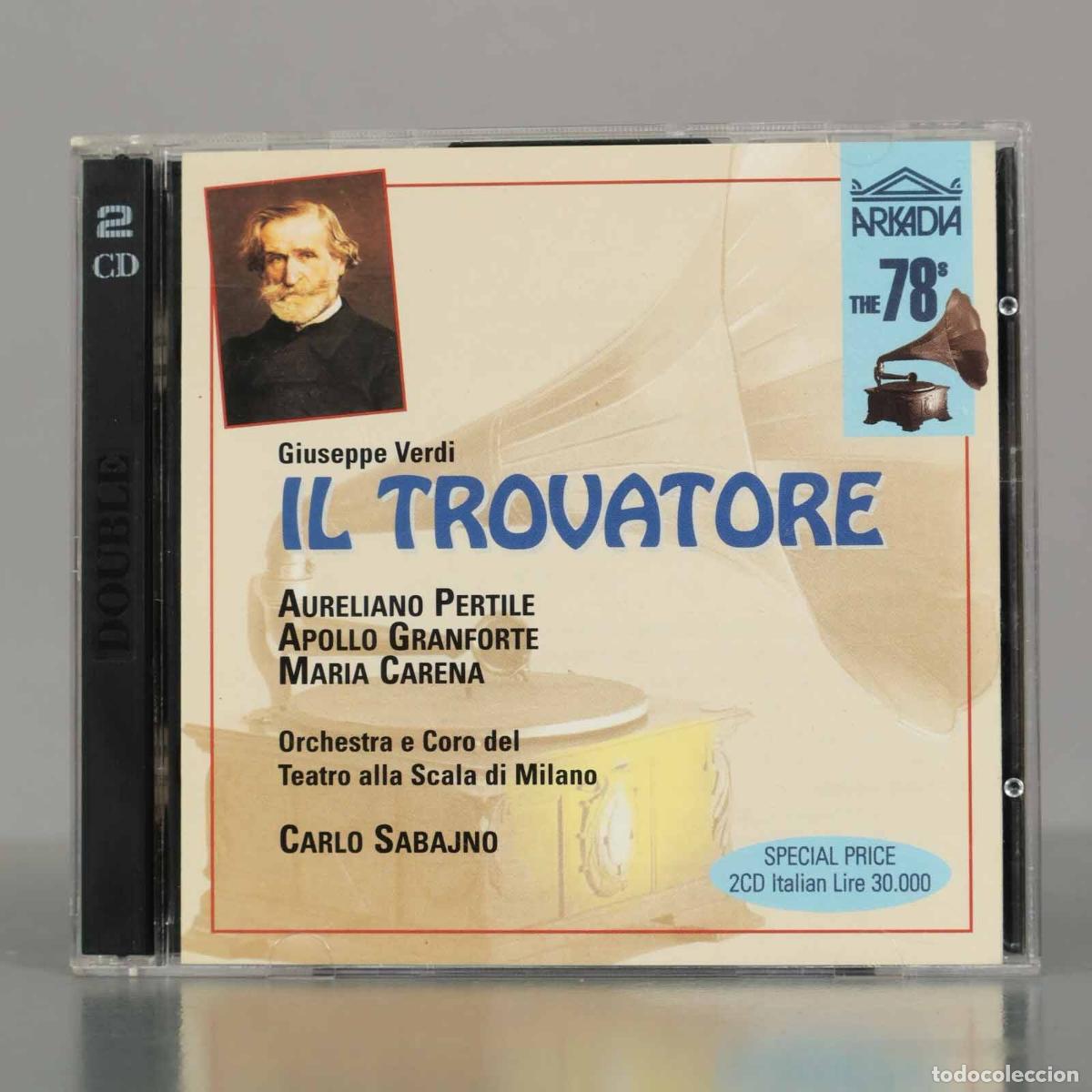 CDs de M&uacute;sica: CD. Verdi: Il Trovatore CARLO SABAJNO 1930