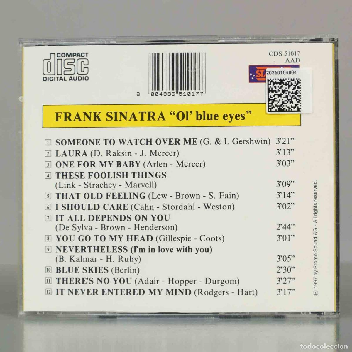 CDs de m&uacute;sica: CD. FRANK SINATRA Ol&acute; blue eyes - Foto 2