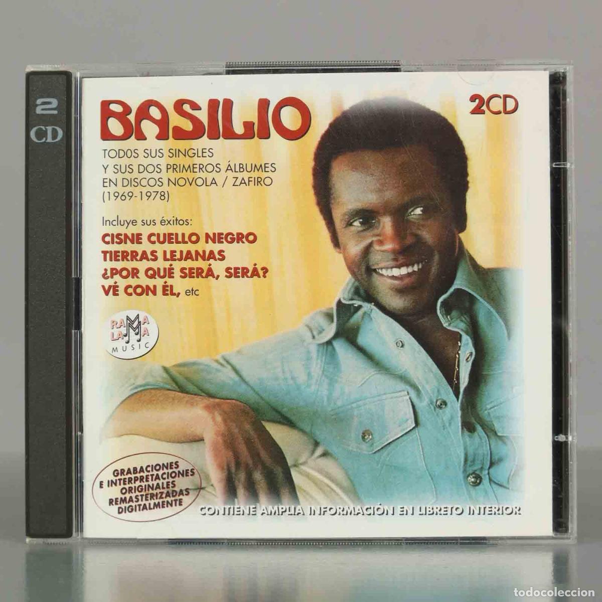 CD di Musica: CD. BASILIO 2CD TODOS SUS SINGLES Y SUS DOS PRIMEROS &Aacute;LBUMES EN DISCOS NOVOLA / ZAFIRO (1969-1978)