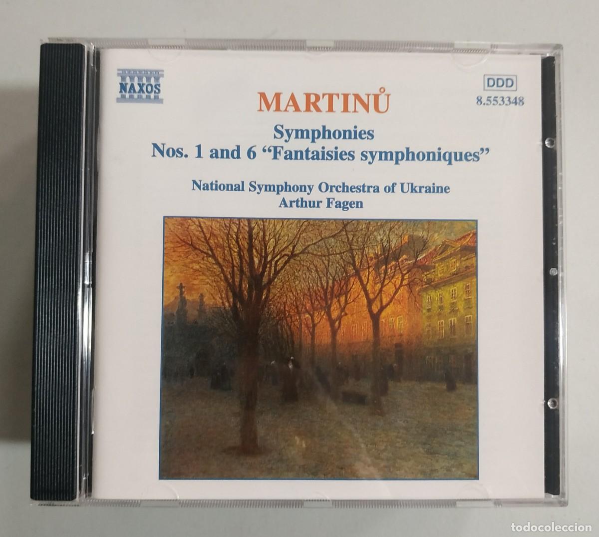 CD de M&uacute;sica: CD MARTINU SYMPHONIES 1 Y 6