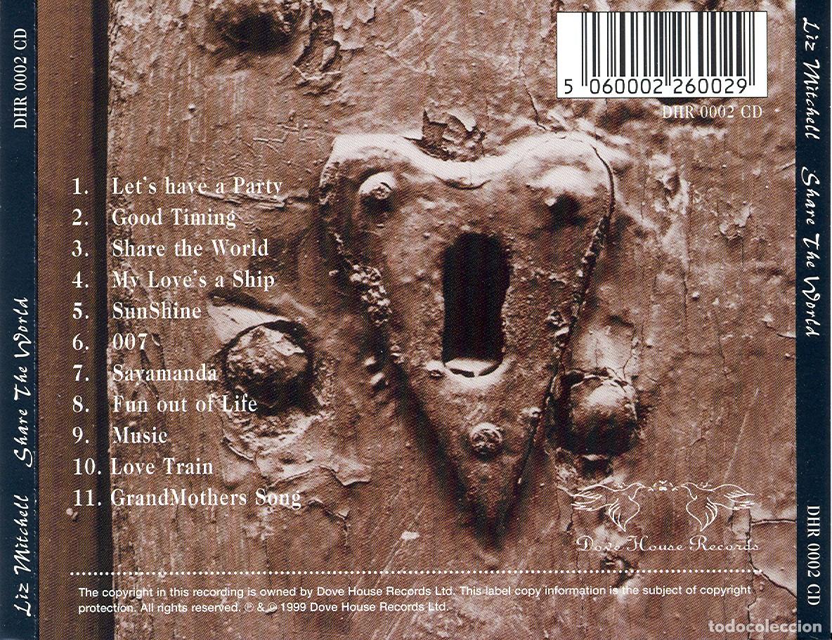 CDs de m&uacute;sica: Liz Mitchell - Share The World (1999) - Foto 2