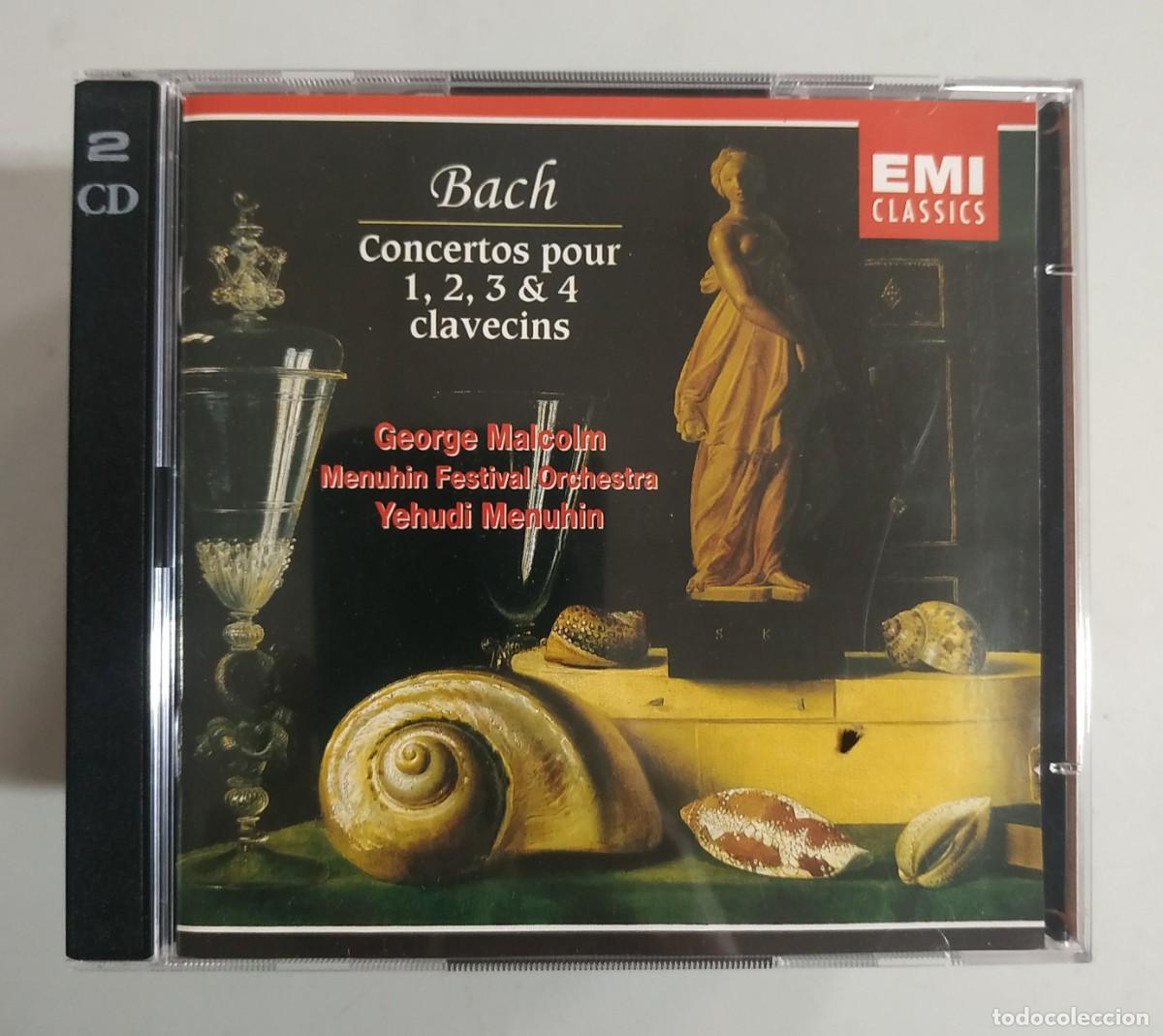 CDs de M&uacute;sica: CD BACH CONCERTOS POUR 1,2,3 & 4 CLAVECINS
