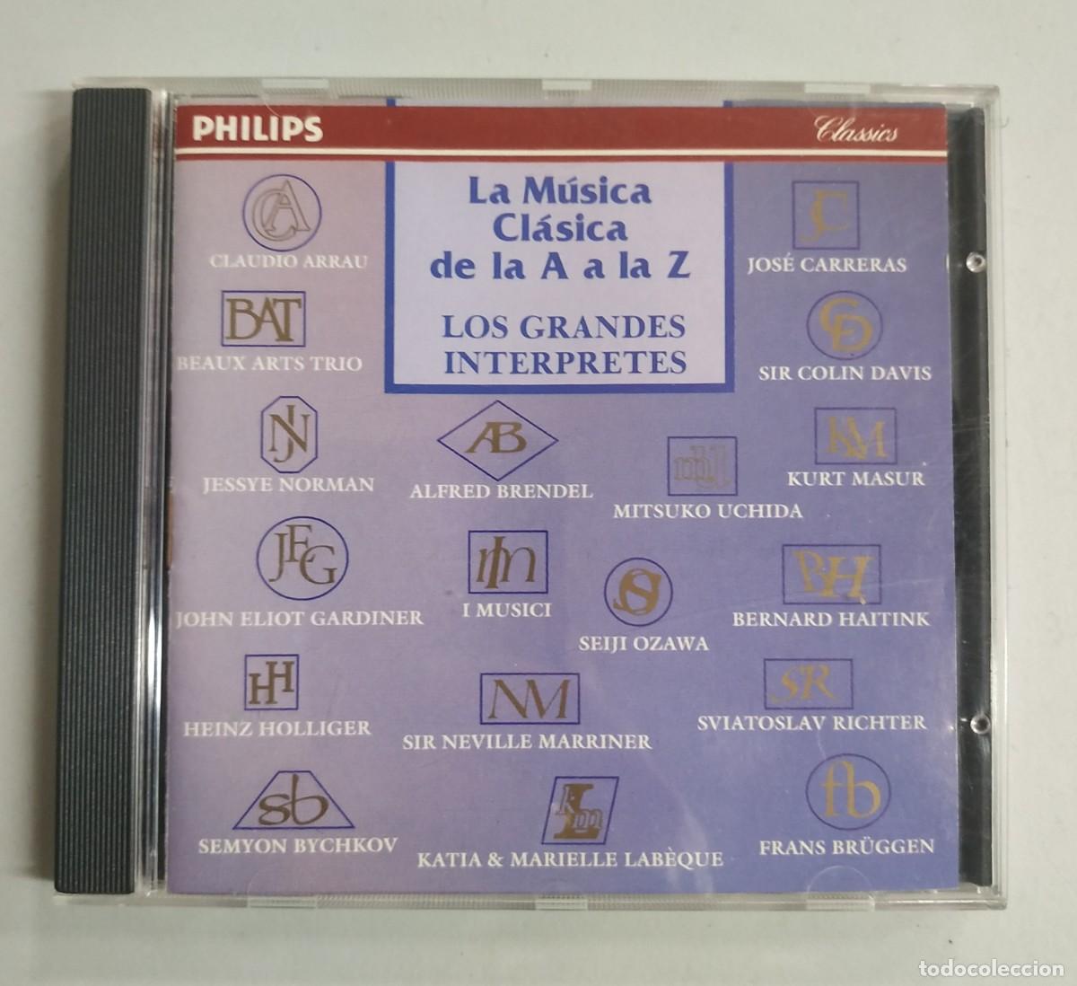CD di Musica: CD LA MUSICA CLASICA DE LA A A LA Z LOS GRANDES INTERPRETES