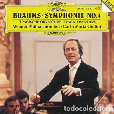 CDs de M&uacute;sica: Brahms: Symphony No. 4 & Tragic Overture- 0028942940321