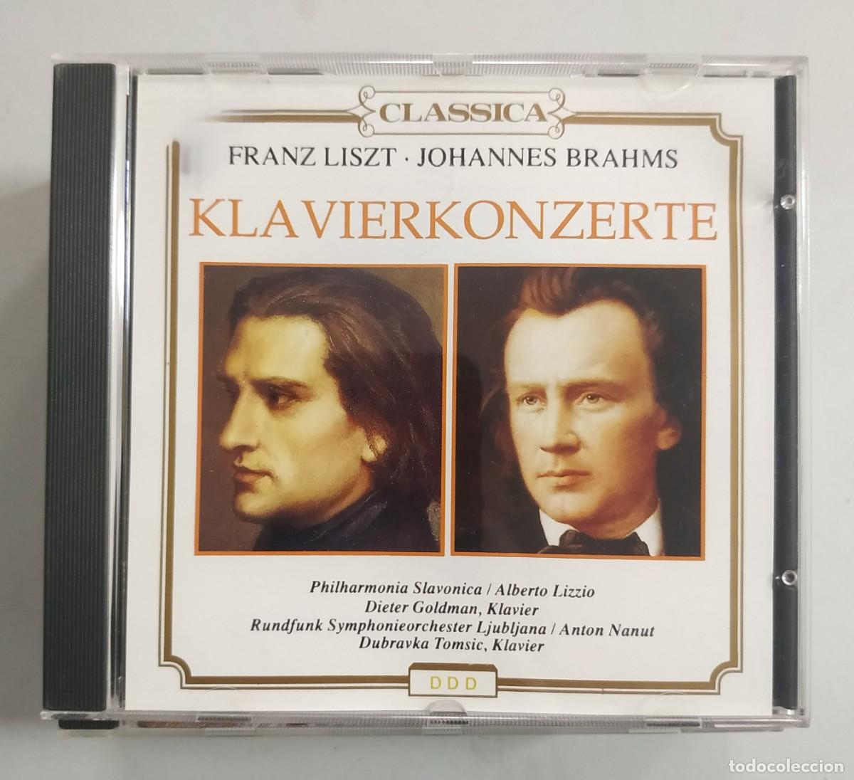 CDs de m&uacute;sica: CD LISZT - BRAHMS - KLAVIERKONZERTE - Foto 1