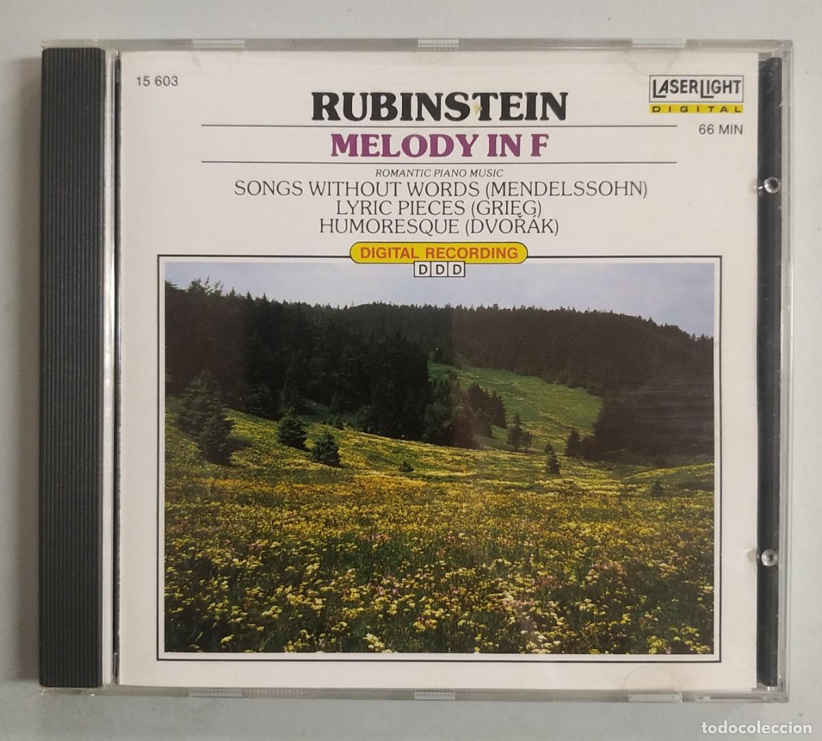 CDs de m&uacute;sica: CD RUBINSTEIN MELODY IN F - Foto 1