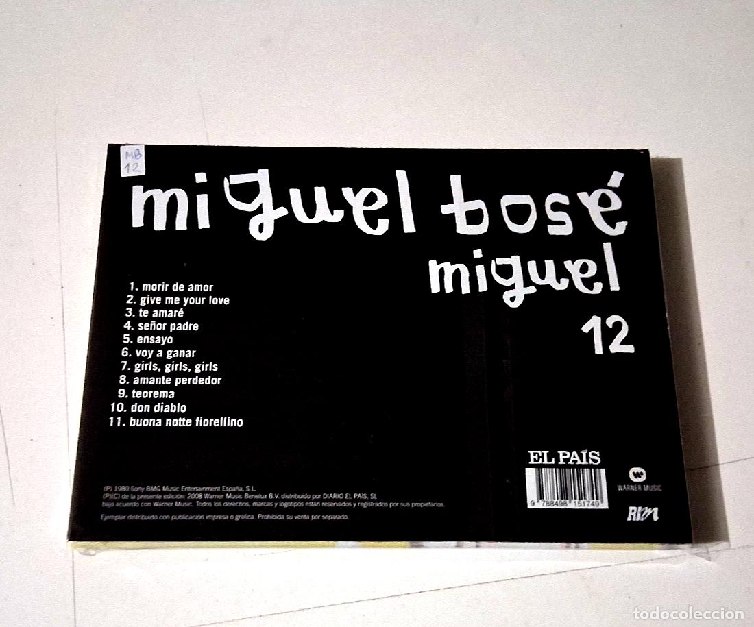 CDs de m&uacute;sica: MIGUEL BOSE &rdquo;MIGUEL&rdquo; CD + LIBRO 11 TRACKS - Foto 2