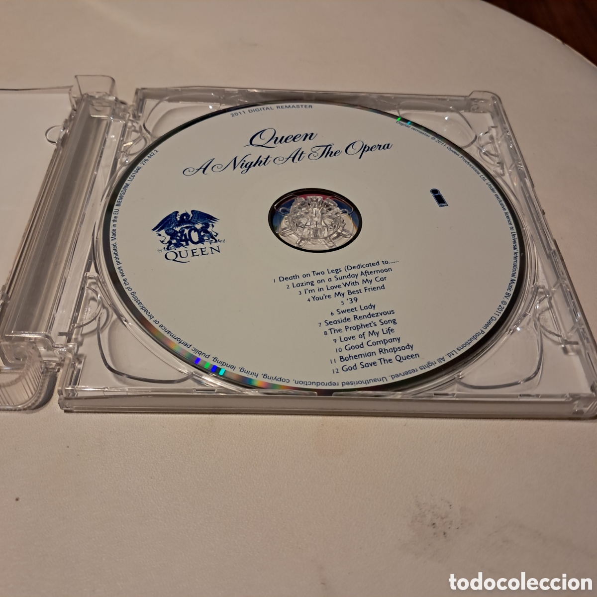 CDs de m&uacute;sica: Queen, A night at the opera, Compact disc - Foto 2