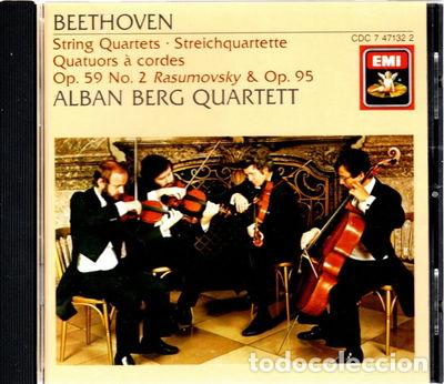 CDs de M&uacute;sica: Beethoven: String Quartets Op. 59 No. 2 Rasumovsky & Op. 95- 0077774713221