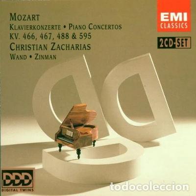 CDs de M&uacute;sica: Mozart Piano Concertos KV. 466, 467, 488 & 595- 0077776756127