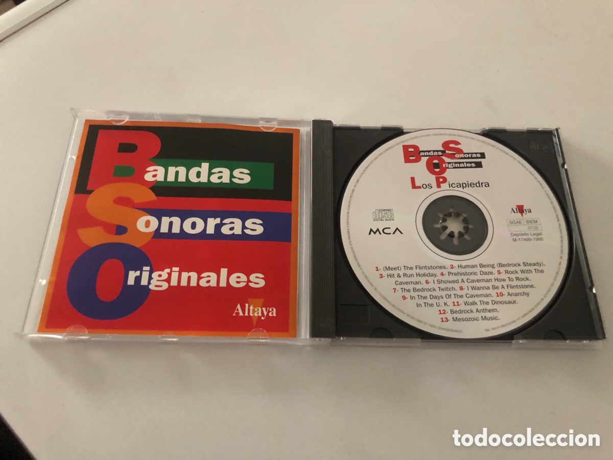CDs de m&uacute;sica: B.S.O Los Picapiedra Cd - Foto 2