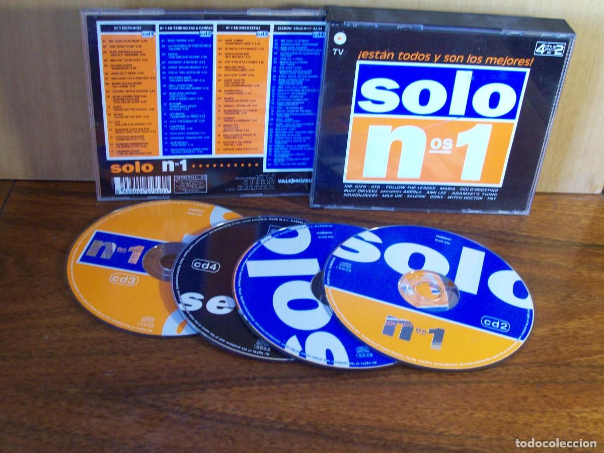 CDs de Musique: SOLO NUMEROS 1 - ARTISTAS VARIOS - 4 CDS