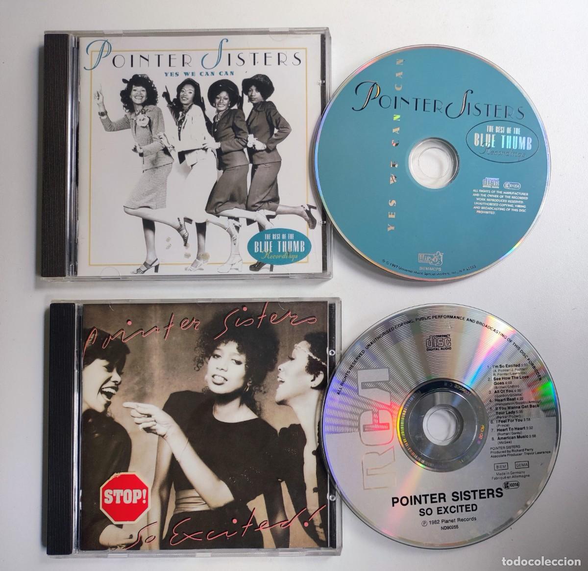 CDs de m&uacute;sica: 2 CD - THE POINTER SISTERS / SO EXCITED! + YES WE CAN CAN - Foto 1