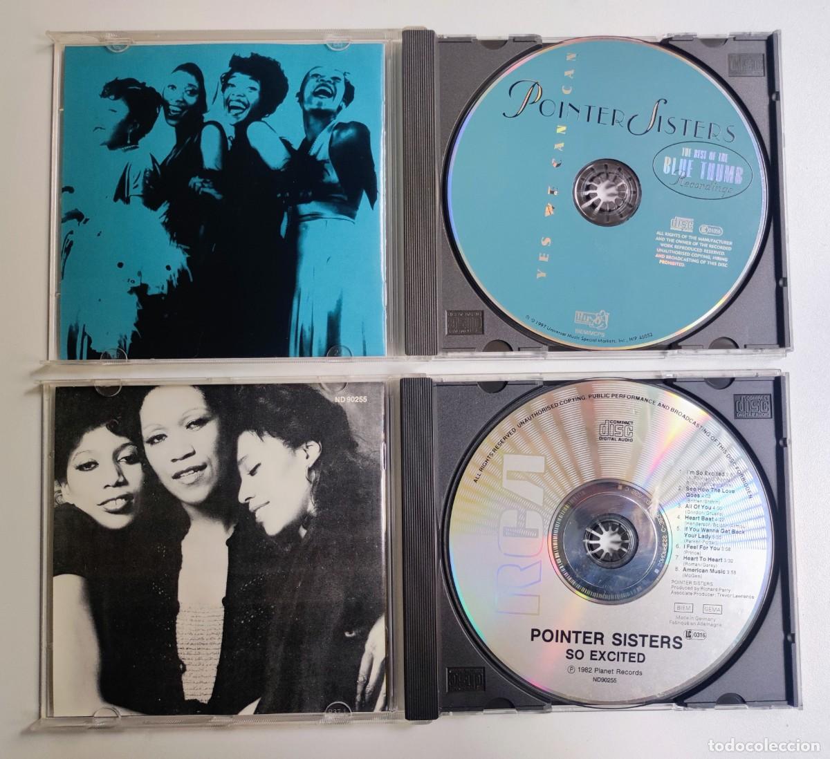 CDs de m&uacute;sica: 2 CD - THE POINTER SISTERS / SO EXCITED! + YES WE CAN CAN - Foto 2