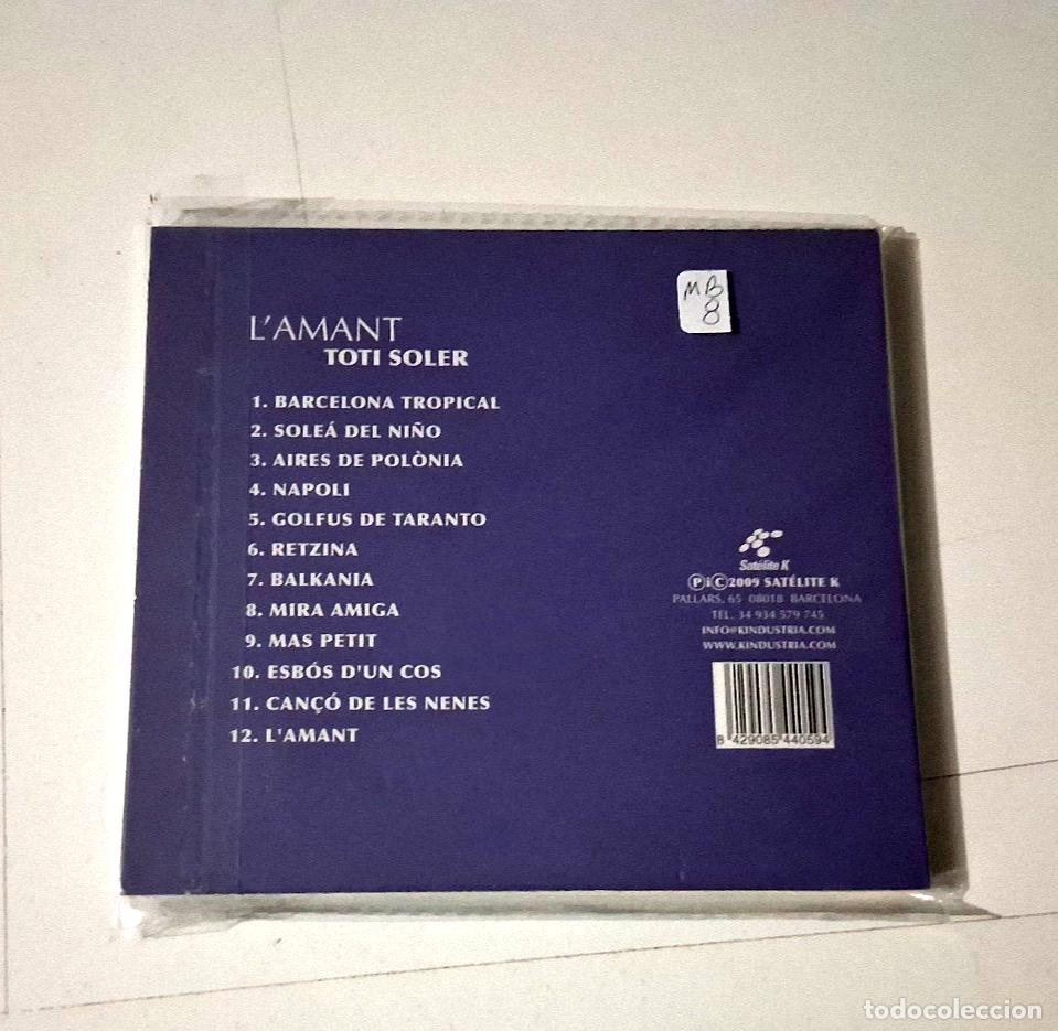 CDs de m&uacute;sica: TOTI SOLER &rdquo;LAMANT&rdquo; CD 12 TRACKS DIGIPACK - Foto 2