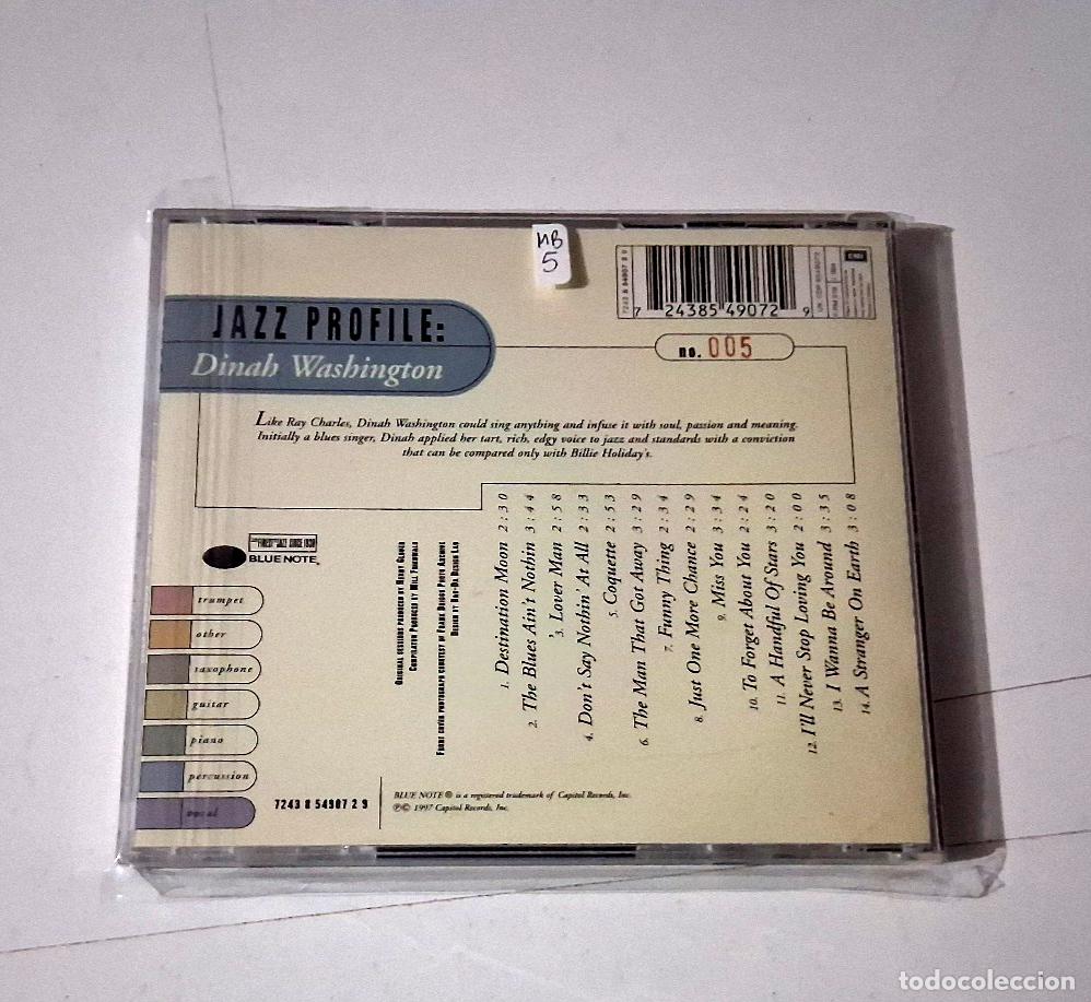 CDs de m&uacute;sica: DINAH WASHINGTON &rdquo;JAZZ PROFILE&rdquo; CD 14 TRACKS - Foto 2