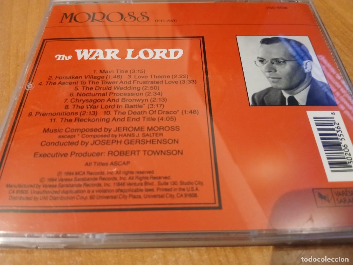 CDs de m&uacute;sica: CD SOUNDTRACK: THE WAR LORD - Foto 3