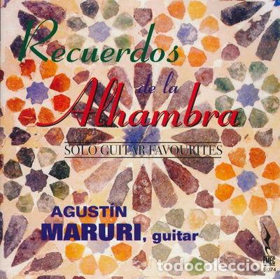 CDs de M&uacute;sica: Recuerdos de la Alhambra: Solo Guitar Favourites- 8425701000746
