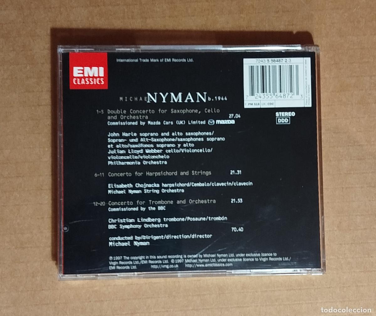 CDs de m&uacute;sica: MICHAEL NYMAN - CONCERTOS - 1997 - Foto 3