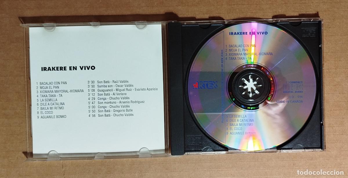 CDs de m&uacute;sica: IRAKERE - EN VIVO - 1990 - Foto 2