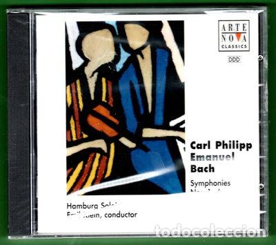 CDs de M&uacute;sica: C. P. E. Bach: Symphonies 1-6- 0743213048727