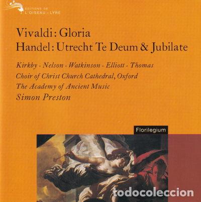 CDs de M&uacute;sica: Vivaldi: Gloria, Handel: Utrecht Te Deum & Jubilate- 0028944317824