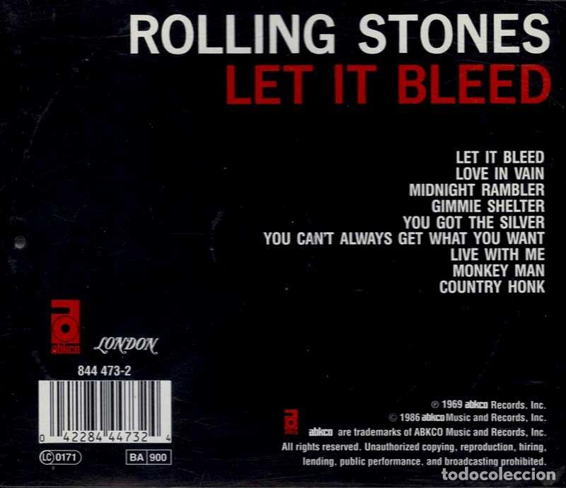 CDs de m&uacute;sica: Rolling Stones - Let It Bleed. CD - Foto 2