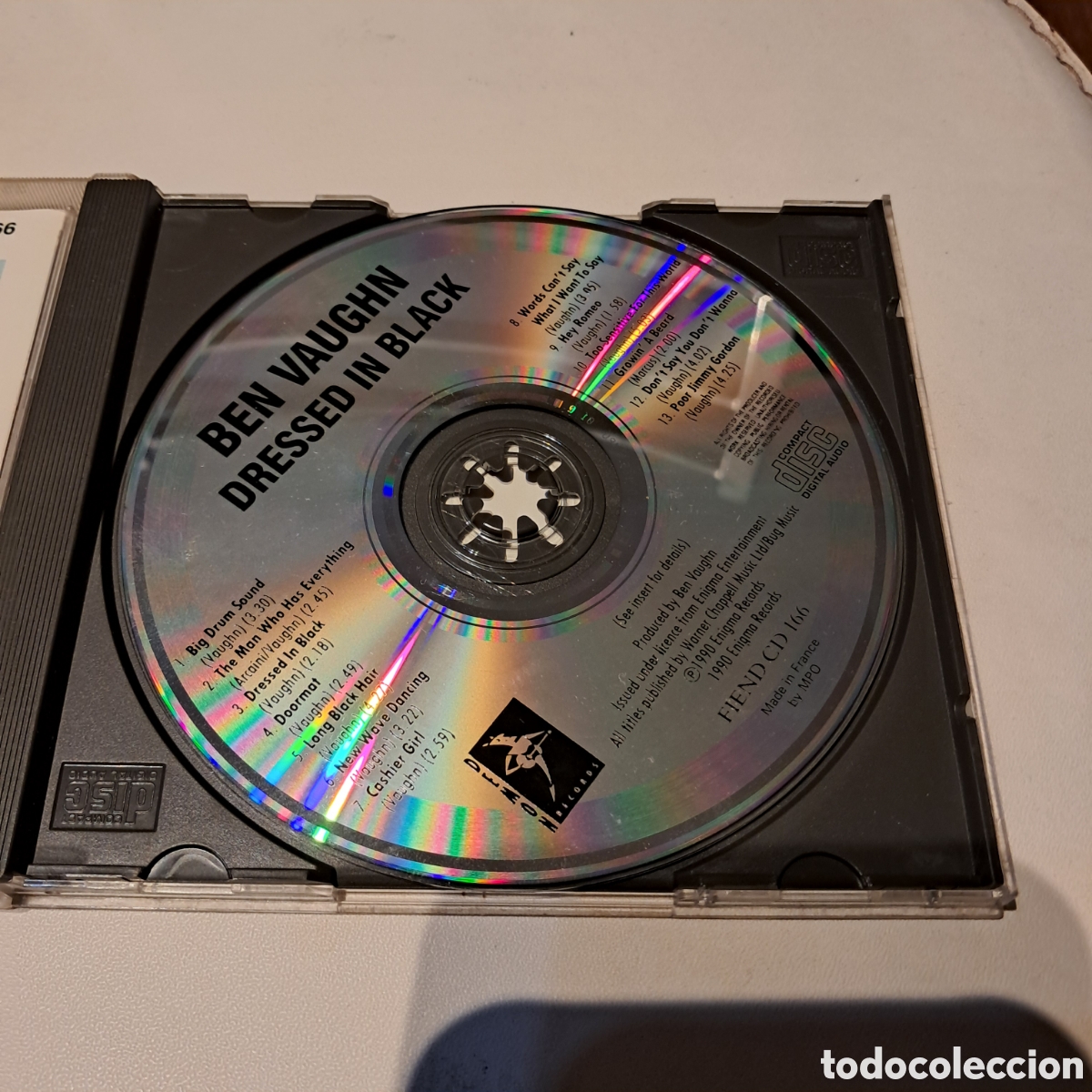 CDs de m&uacute;sica: Ben Vaughn, Dressed in Black, compact disc - Foto 2