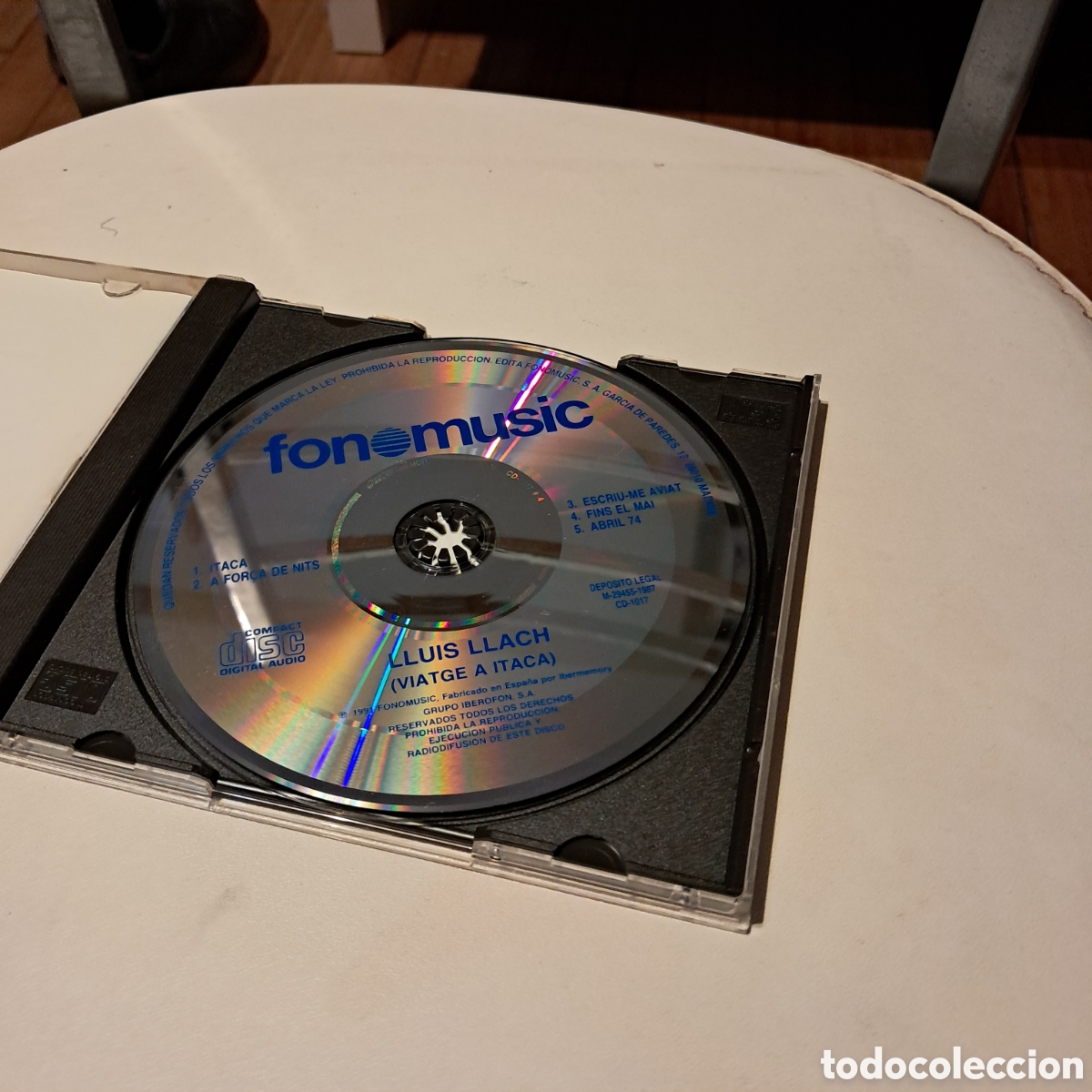 CDs de m&uacute;sica: Lluis Llach,Viatge a Itaca, Compact disc - Foto 2