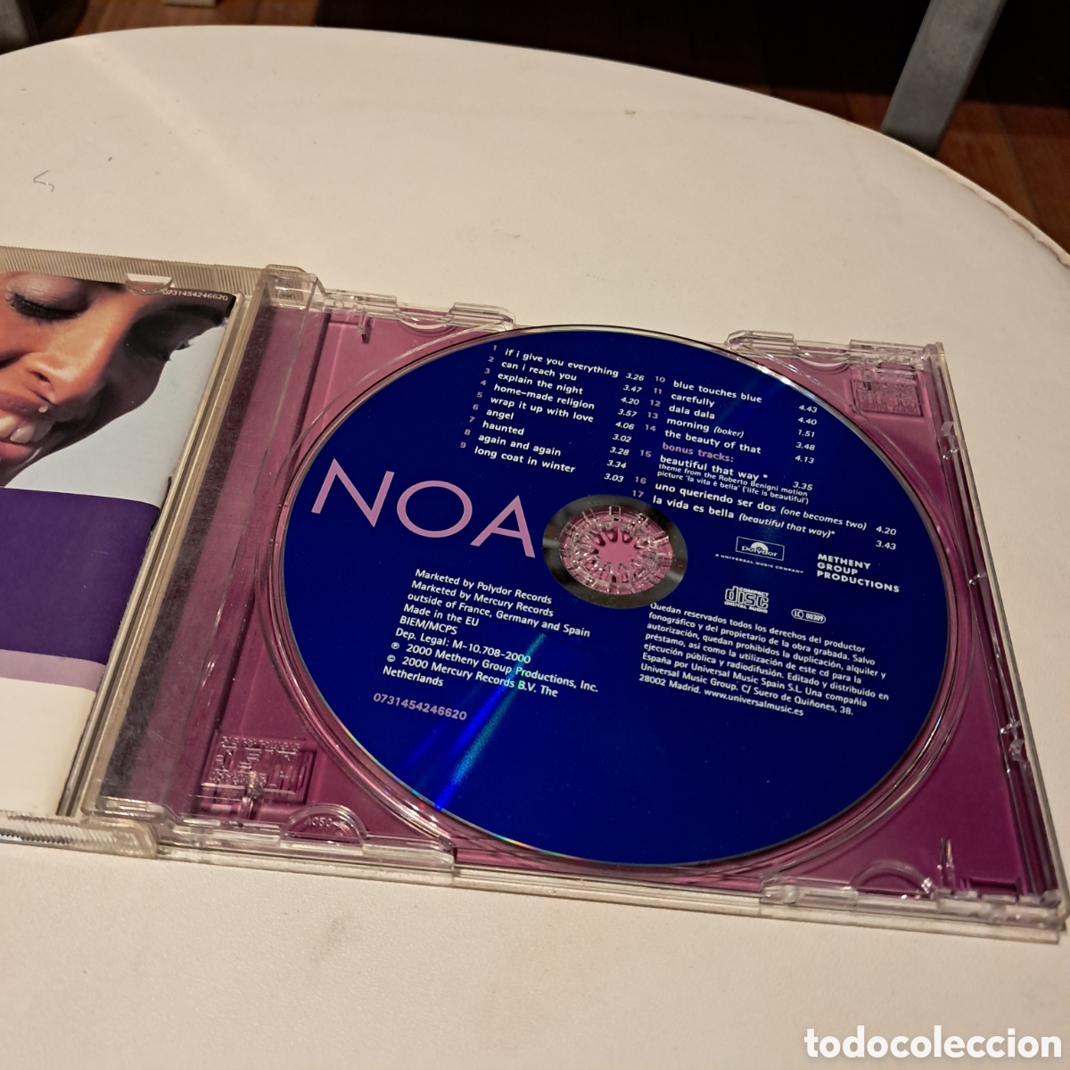 CDs de m&uacute;sica: Noa, Nlie touches blue, Compact disc - Foto 2