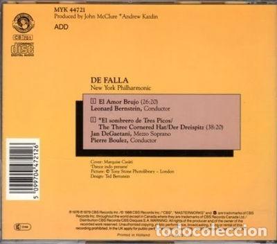 CDs de M&uacute;sica: De Falla- 5099704472126