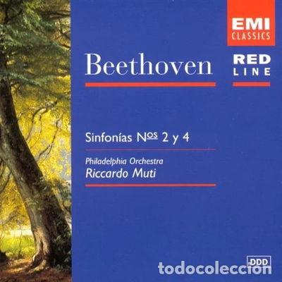 CDs de M&uacute;sica: Beethoven: Sinfon&iacute;as Nos 2 y 4- 0724357323420