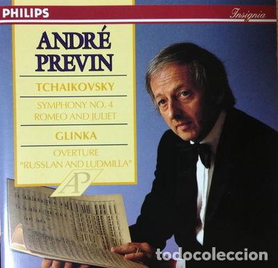CDs de M&uacute;sica: Tchaikovsky: Symphony No. 4, Romeo and Juliet; Glinka: Overture &rdquo;Russlan and ...- 0028943830324