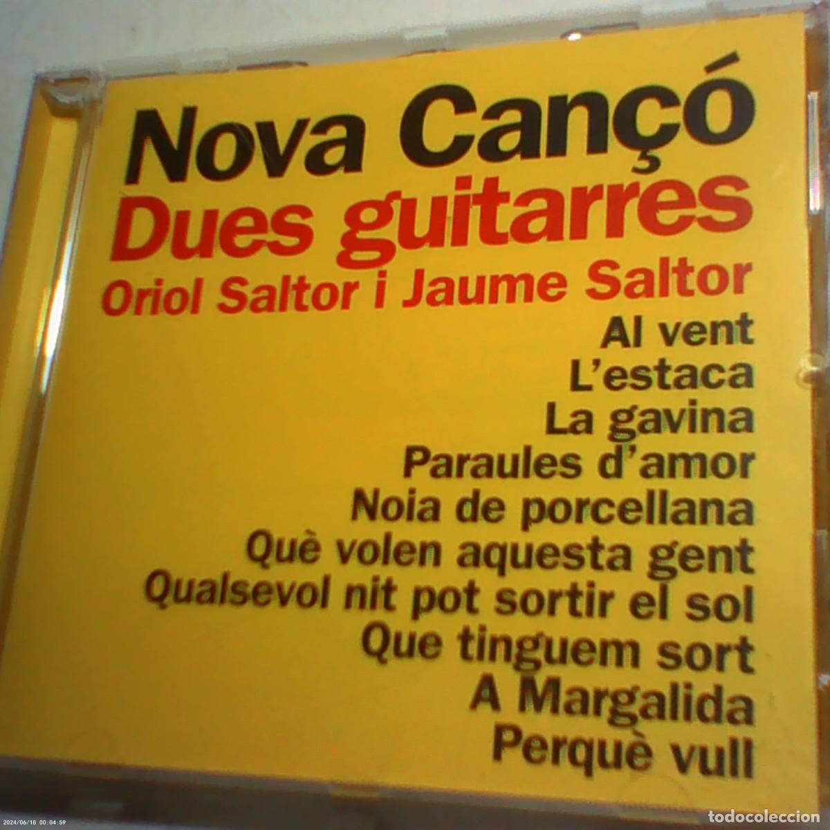 CD di Musica: cd nova can&ccedil;&oacute; dues guitarres oriol saltor i jaume saltor. disco medi 2018 cat. 10 temes. mai tc