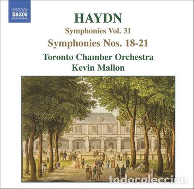CDs de M&uacute;sica: Haydn: Symphonies Vol. 31, Symphonies Nos. 18-21- 0747313265725